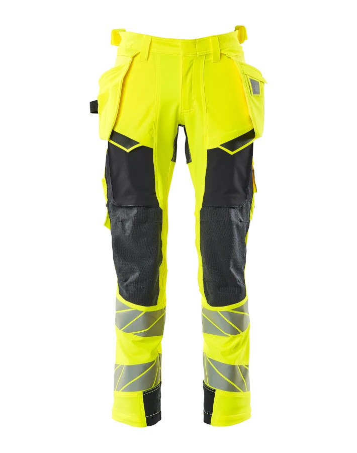 Trousers with holster pockets