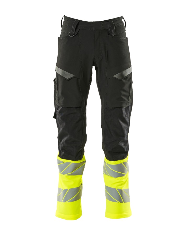 【HI FI FNK】Costy Nylon Mesh Pants Spodnie z kieszeniami na kolanach