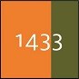 1433-hi-vis orange/moss green