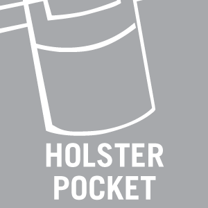 <strong>Holster pockets</strong><br><p class='mb-0'>An indispensable feature for anyone using nails, screws and bits. Select a version with magnets at the top so you do not have to dig down into your pocket every time you need to grab something.</p> Holster pockets